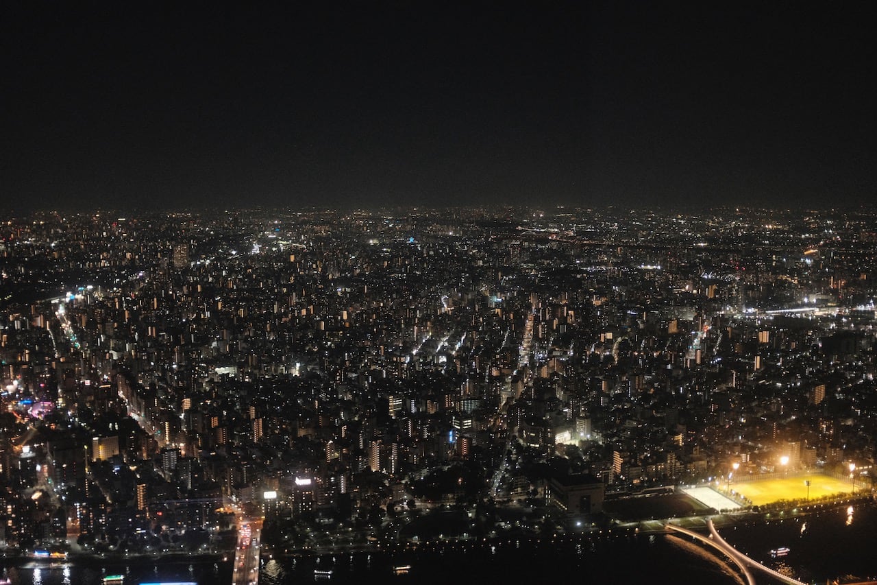 view from the Sky Tree